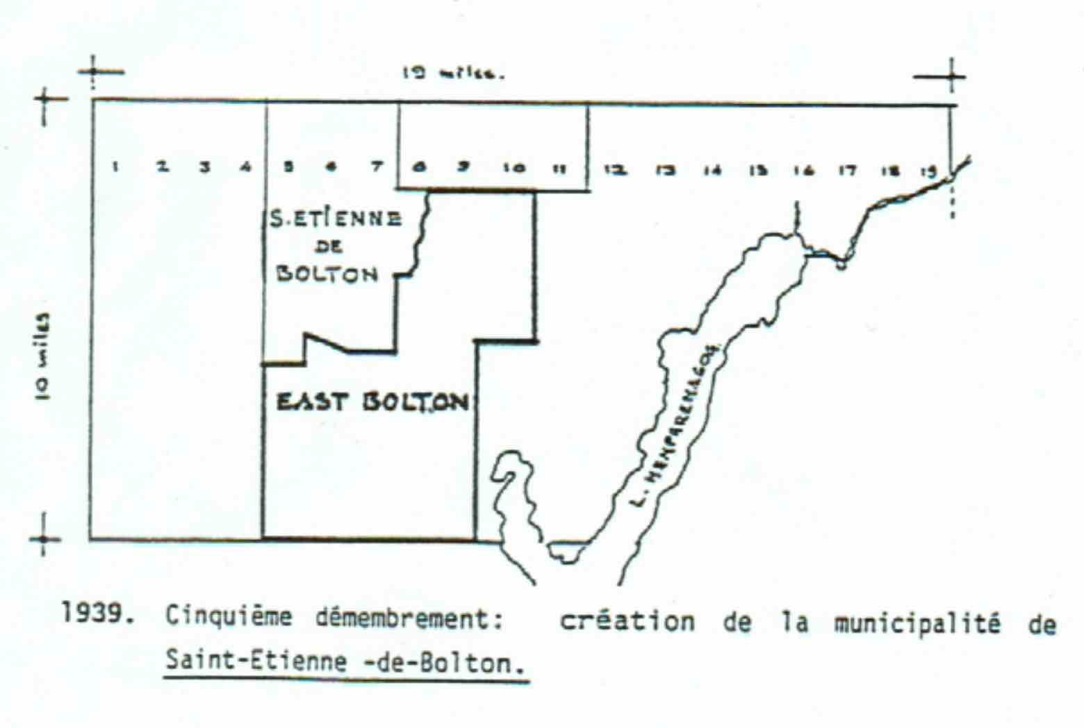 morcellement Société d'histoire de Bolton